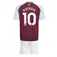 Dres Aston Villa Emiliano Buendia #10 Domáci pre deti 2024-25 Krátky Rukáv (+ trenírky)